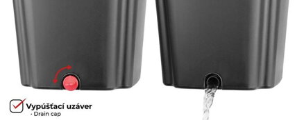 Mop QuickShine MagicHome, plochý, s 8 lit. žmýkacím vedrom