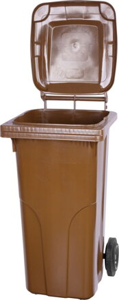 Nadoba MGB 120 lit, plast, hnedá 8014, HDPE
