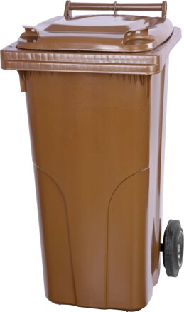 Nadoba MGB 120 lit, plast, hnedá 8014, HDPE