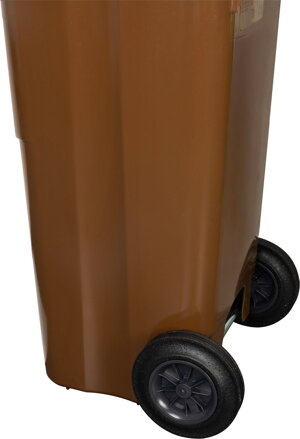 Nadoba MGB 120 lit, plast, hnedá 8014, HDPE