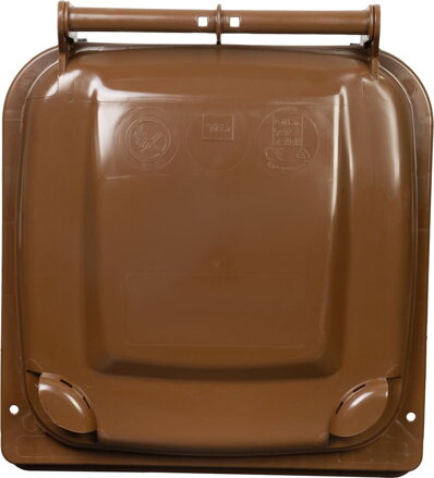 Nadoba MGB 120 lit, plast, hnedá 8014, HDPE