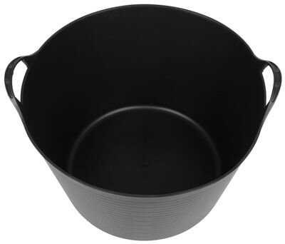 Vedro Strend Pro Flexi, čierne, stavebné, s ušami, 51,5x39 cm, 55 l
