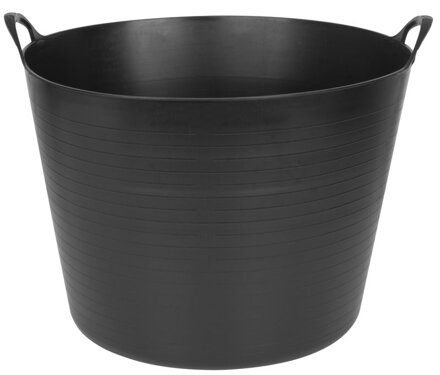 Vedro Strend Pro Flexi, čierne, stavebné, s ušami, 46,5x37 cm, 42 l