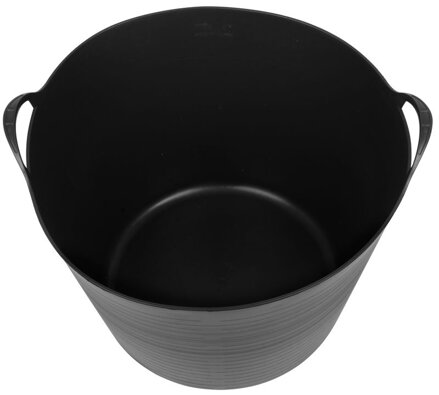 Vedro Strend Pro Flexi, čierne, stavebné, s ušami, 46,5x37 cm, 42 l