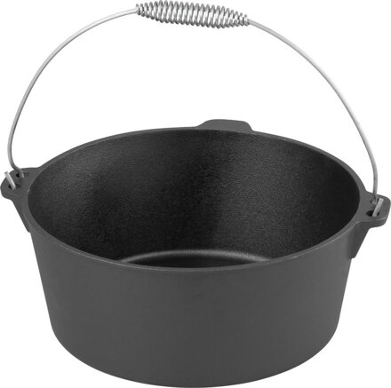 Kotlík MagicHome, na guľáš, 7,22 lit., 30x13 cm, liatinový, bez pokrievky Kotlík MagicHome, na guľáš, 7,22 lit., 30x13 cm, liatinový, bez pokrievky
