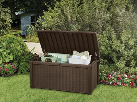Box Keter® Borneo Garden storage box, úložný, hnedý, 416 lit. Box Keter® Borneo Garden storage box, úložný, hnedý, 416 lit.