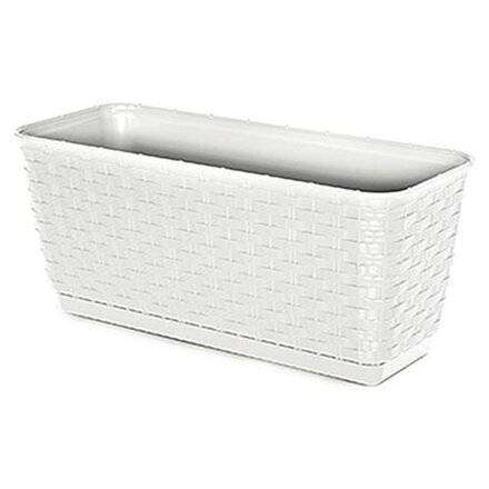 Kvetinac RATOLLA P 12 lit, hnedý