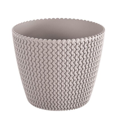 Kvetinac Splofy 157/132 mm, 1.7 lit, mocca