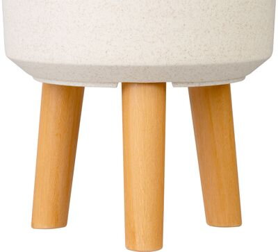 Kvetináč Strend pro, farba White Weath Finish, 20x20x26 cm