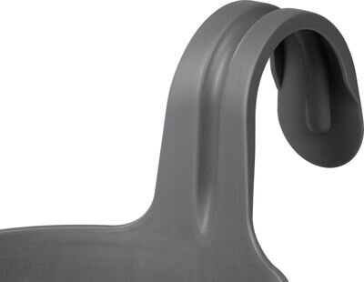 Závesný kvetináč Strend pro, PP, 26x18x24,5 cm, farba sivá