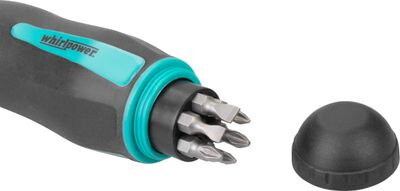 Skrutkovac whirlpower® 96-7914, SpeedyDriver, 1/4", 12 bitov