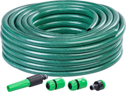 Hadica Strend Pro Economic, 1/2", L-15 m, sada adaptér, dýza, spojky, záhradná