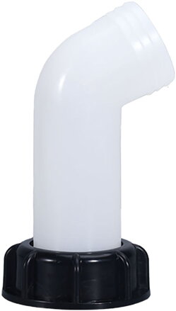 Výpust Strend Pro, predĺžovací, 145 mm, na IBC nádrž, PVC