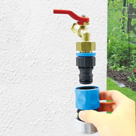 Adapter AQUACRAFT® 550991, MAX-Flow, 1/2"x3/4", na hadicu