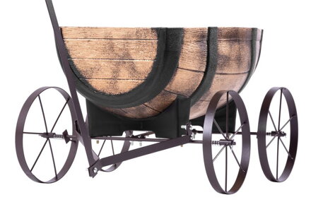 Kvetinac GDA Woodeff 817, whiskey barel wagon, 41,5x29x19cm