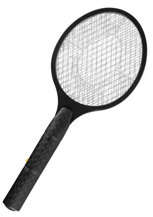 Lapac hmyzu Strend Pro, elektricky, raketa, cierny, 47x18cm