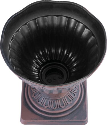 Kvetináč Strend Pro Antik, s podstavcom, 30x30 cm, medený, metalický efekt Kvetináč Strend Pro Antik, s podstavcom, 30x30 cm, medený, metalický efekt