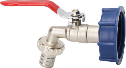 Sada Strend Pro, ventil 1/2" (Zn redukcia 3/4") + plastová redukcia 60 mm + výpust 3/4" , na IBC nádrž, Pozink