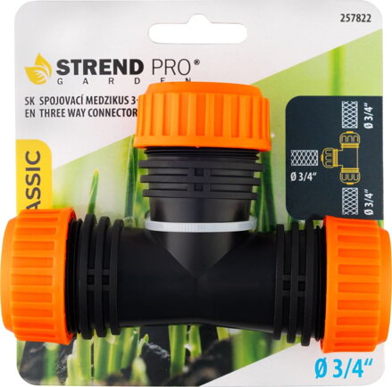 Spojka Strend Pro, s tromi výstupmi, 3/4"