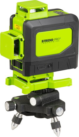 Laser Strend Pro Industrial 4 X 3D, zelený, v kufriku, s príslušenstvom, diaľkový ovládač