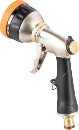 Pištoľ Strend Pro Garden BJ4037T, 8 vzorov, zavlažovacia, protišmyková rukoväť, 20x12.8x6 cm