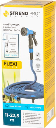 Hadica Strend Pro Garden Flexi, 11-22.5 m, 1/2"-3/4" + píštoľ, záhradná