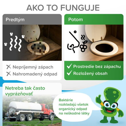 Aktivátor Mr.Bacteria No.6, do latríny, 500 g