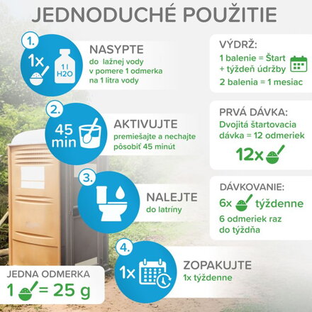 Aktivátor Mr.Bacteria No.6, do latríny, 500 g