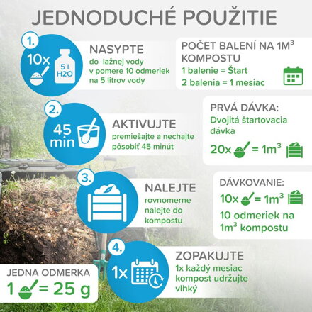 Aktivátor Mr.Bacteria No.4, do kompostu, 500 g