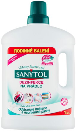 Dezinfekcia Sanytol, na bielizeň, 1,5 l