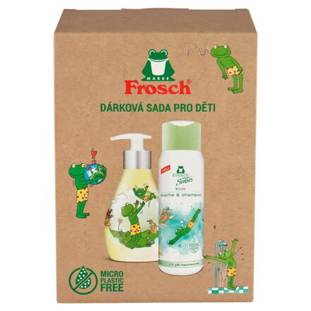 Súprava darčeková Frosch, sprchový gél a šampón, detská, 2x 300 ml
