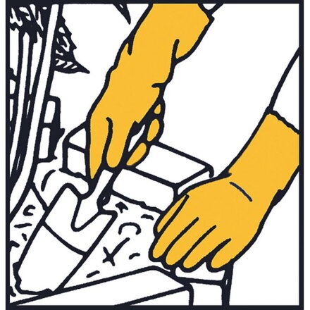 Rukavice STARLING (M), pre domácnosť, latex