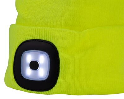 Čiapka LED, žltá, 4x SMD LED