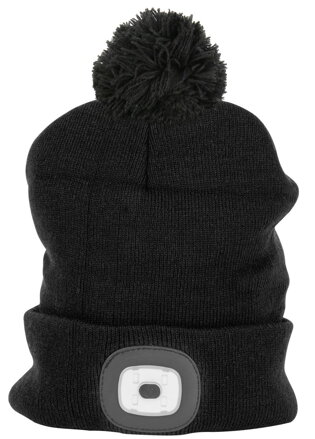 Čiapka Strend Pro Wahoo čierna L, 4x SMD LED, 60 lm, s brnbolcom