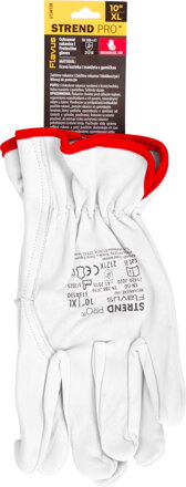 Rukavice Strend Pro Flavus, celokožené, veľkosť 10/XL Rukavice Strend Pro Flavus, celokožené, veľkosť 10/XL