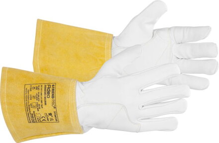 Rukavice Strend Pro Industrial Adeo, celokožené, zváračské, veľkosť 9/L Rukavice Strend Pro Industrial Adeo, celokožené, zváračské, veľkosť 9/L