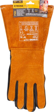 Rukavice Strend Pro Industrial Fido, celokožené, zváračské, veľkosť 10/XL Rukavice Strend Pro Industrial Fido, celokožené, zváračské, veľkosť 10/XL
