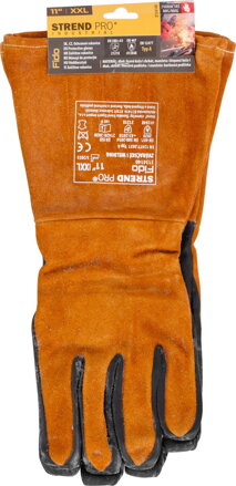 Rukavice Strend Pro Industrial Fido, celokožené, zváračské, veľkosť 11/XXL Rukavice Strend Pro Industrial Fido, celokožené, zváračské, veľkosť 11/XXL