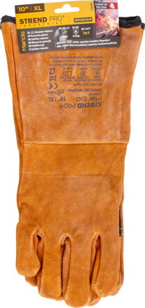 Rukavice Strend Pro Industrial Marcio, celokožené, zváračské, veľkosť 10/XL Rukavice Strend Pro Industrial Marcio, celokožené, zváračské, veľkosť 10/XL
