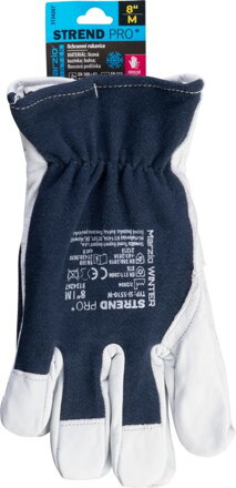 Rukavice Strend Pro Marzio Winter, zimné, ochranné, zateplené, textil/koža, veľkosť 08/M,  blister