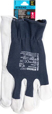 Rukavice Strend Pro Marzio Winter, zimné, ochranné, zateplené, textil/koža, veľkosť 10/XL,  blister