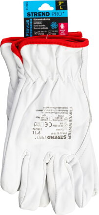 Rukavice Strend Pro Flavus Winter, zimné, ochranné, zateplené, celokožené, veľkosť 09/L,  blister