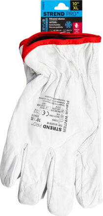 Rukavice Strend Pro Flavus Winter, zimné, ochranné, zateplené, celokožené, veľkosť 10/XL,  blister