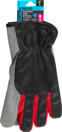 Rukavice Strend Pro Bertus Winter, zimné, ochranné, zateplené, textil/koža, veľkosť 09/L, blister