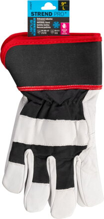 Rukavice Strend Pro Janus Winter, zimné, ochranné, zateplené, textil/koža, veľkosť 09/L,  blister