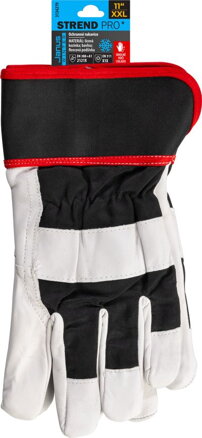 Rukavice Strend Pro Janus Winter, zimné, ochranné, zateplené, textil/koža, veľkosť 11/XXL,  blister
