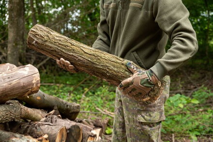 Rukavice Strend Pro Camo, pracovné, camouflage, veľkosť 9/L