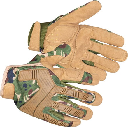 Rukavice Strend Pro Camo, pracovné, camouflage, veľkosť 10/XL