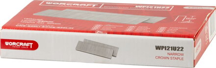 Sponky Worcraft CNS-S20Li-Staple 422K, 22 mm, Typ U, bal. 2448 ks