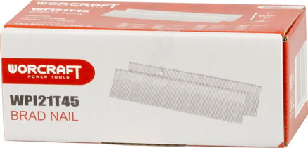 Klince do sponkovačky Worcraft CNS-S20LiH, 45 mm, Typ T, bal. 5000 ks